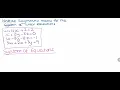 Writing a system of equations as an Augmented matrix