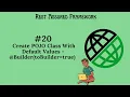 Rest Assured Framework POJO Class With Default Values Builder toBuilder