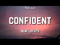 Download Lagu Demi Lovato - Confident (Lyrics)