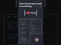 CSS Animation I LOVE U