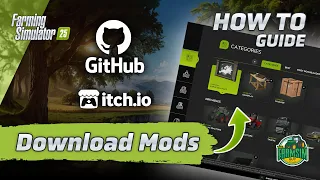 How to Install Mods from GitHub Itch io and The Modhub for FS25