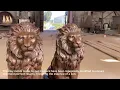 Ideal Arts modern outdoor metal garden Bronze animal Lion sculptures Bronze Lion Statue