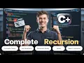 Recursion in One Shot Theory Practice Code from Basic to Advance in C Full Recursion Course