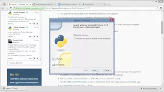 python installation 2 7 8 new install