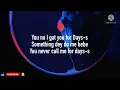 Bnxn - For Days (Lyrics)