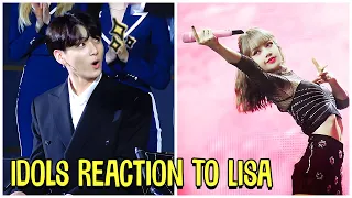 Download Kpop Idols Reacting To Blackpink Lisa MP3