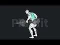 How to Barbell Row 3D animation gif