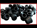 Shepherd Hardware 8758E Leg Tips 12 Inch Inside Diameter Rubber Chair Leg Caps 24 Pack Black