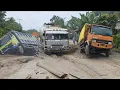 Jalan Yang Paling Sulit Di Lewati || Detik Detik Truck Nyaris Terbalik