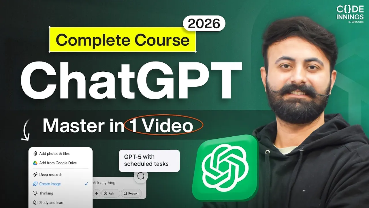ChatGPT AI Full Course (How to Use ChatGPT Like a PRO)