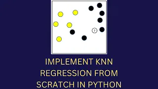 Implement KNN Regression from scratch in python
