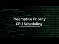 Preemptive Priority CPU Scheduling Operating Systems Anna University Engineering Tamil