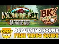 QUALIFYING ROUND EXPERT PLAY-THROUGH Woodland Retreat Legacy 9-Hole Cup Golf Clash Guide Tips