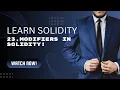 Solidity Tutorial 23 Mastering Modifiers in Solidity Code With Sahil
