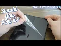 Can you removed the screen protector on a Samsung Z Fold 4