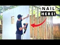 How to Install Shed Siding T1-11 and LP SmartSide Panel Installation
