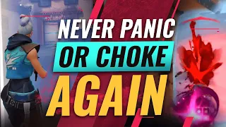 Advanced Tips & Tricks To Prevent Panicking & Choking in Valorant