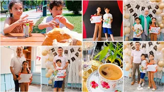 اخر يوم بالمدرسة2022 2023 توزيع الجلاء ونجاح ولادي اخدت الولاد على الحديقة فرحو كتير 