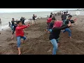 Lagu pelepasan di pantai tanjung bayang makassar