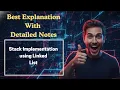 266 Stack Implementation using Linked List Data Structures Algorithms