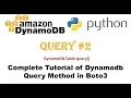 Complete Tutorial of Dynamodb Query Method in Boto3