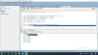 all String functions in SQL only single in Telugu