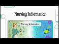 Nursing Informatics an introduction