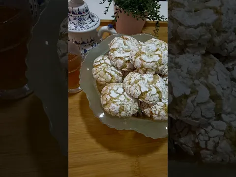 غريبة باللوز معلكة ناجحة من اول مرة بكل اسرارها #food #baking #ghriba #cooking #cake #وصفات_مغربية