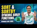 Excel SORT vs SORTBY Function Explained Dynamic Arrays Tutorial