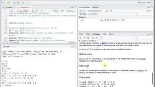RStudio Introduction to Vectors
