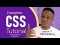 CSS Tutorial 2020 - 17 CSS Padding