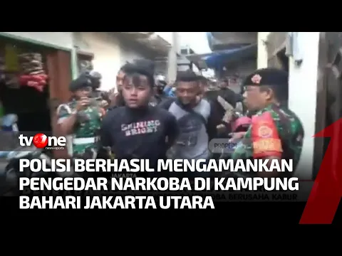 Kampung Bahari Digerebek, Pengedar Narkoba Kocar-Kacir Dikejar Petugas