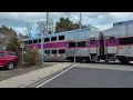 Commuter rail train leaves Kingston bound for Boston on 25