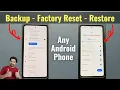 Download Lagu How to Complete Data Backup, Factory Reset \u0026 Restore Backup in any Android Phone in Hindi