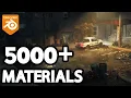 The Largest Blender Material Library