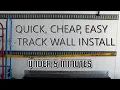 FASTEST Way to Hang E-Track in Enclosed Trailer