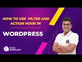How to use filter and action hook in Especially CodeAstrology