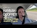 Student pilot HANNAH GODFREY