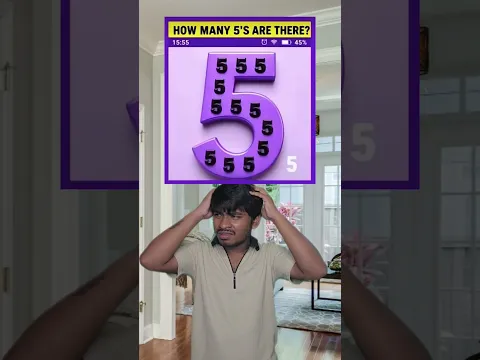 How many 5s did you count? π