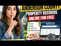 How to search Anderson County property records online for free