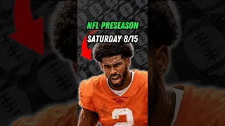 NFL Preseason Picks for Saturday