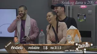 Zadruga - Milan i Ana simuliraju film Varljivo leto
