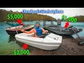1 000 vs 5 000 Facebook Marketplace Jet Jon Boat Challenge ft FishingWithNorm
