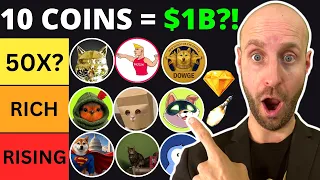 🔥RANKING 10 *HOT* TRENDING CRYPTO MEMECOINS OUTPERFORMING THE MARKET INTO OCTOBER 2026?!