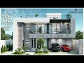 Modern House Design with 5 Bedrooms Family Home 14x22m 2 Storey Jorman HomeDesigns