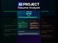 Build an AI Resume Analyzer with React Tailwind and Puter js