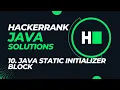 Hackerrank Java Solutions - Day 10 Java Static Initializer Block Hindi