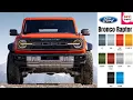 2022 Ford Bronco Raptor Exterior Design and Colors Explained