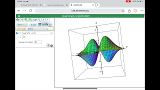 Introduction on how to use CalcPlot3D in R 3 3D