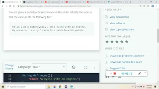 hacker rank java method override 2 super keyword for beginners